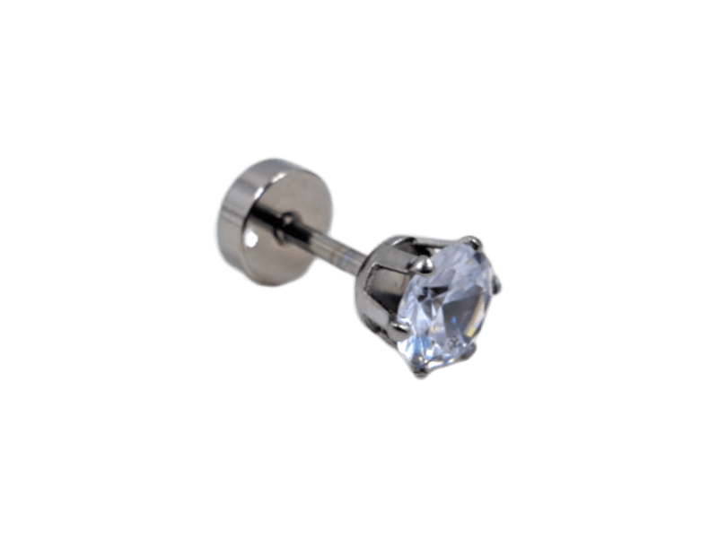 PIERCING PIEDRA CON ROSCA SIMULADOR